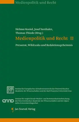 Koziol / Seethaler / Thiede |  Set-Medienpolitik und Recht Band I und II | Buch |  Sack Fachmedien