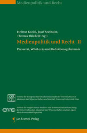 Koziol / Seethaler / Thiede | Set-Medienpolitik und Recht Band I und II | Buch | 978-3-7097-0006-8 | sack.de