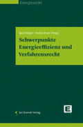 Stöger / Storr |  Schwerpunkte Energieeffizienz und Verfahrensrecht | Buch |  Sack Fachmedien