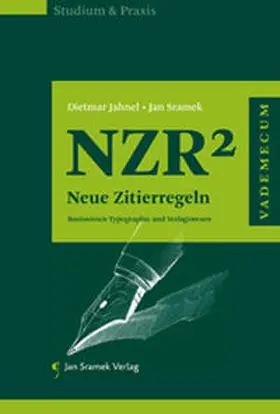 Jahnel / Sramek |  NZR² | Buch |  Sack Fachmedien