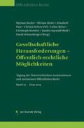 Becker / Hofer / Paar |  Gesellschaftliche Herausforderungen - Öffentlich-rechtliche Möglichkeiten | Buch |  Sack Fachmedien