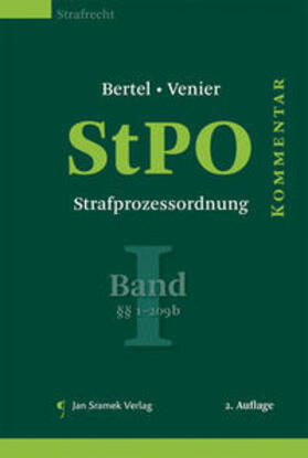 Bertel / Flora / Venier | StPO - Strafprozessordnung, Band I | Buch | 978-3-7097-0238-3 | sack.de