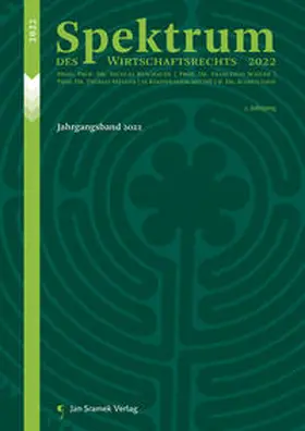 Raschauer / Schurr / Müller |  Spektrum des Wirtschaftsrechts | Buch |  Sack Fachmedien