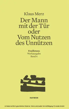 Merz / Bundi |  Der Mann mit der Tür oder Vom Nutzen des Unnützen | eBook | Sack Fachmedien