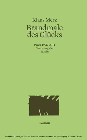 Merz / Bundi |  Brandmale des Glücks | eBook | Sack Fachmedien