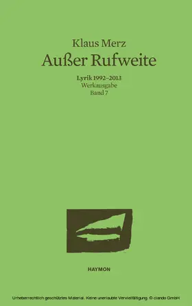 Merz / Bundi |  Außer Rufweite | eBook | Sack Fachmedien