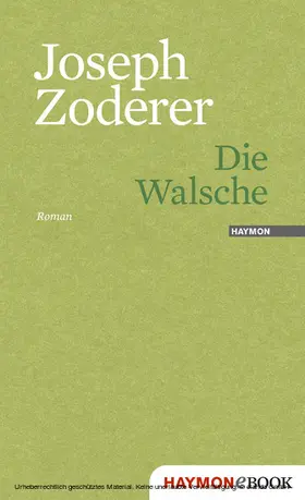 Zoderer |  Die Walsche | eBook | Sack Fachmedien