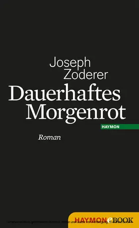 Zoderer |  Dauerhaftes Morgenrot | eBook | Sack Fachmedien