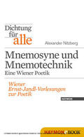 Nitzberg / Kronauer / Eder |  Dichtung für alle: Mnemosyne und Mnemotechnik. Eine Wiener Poetik | eBook | Sack Fachmedien