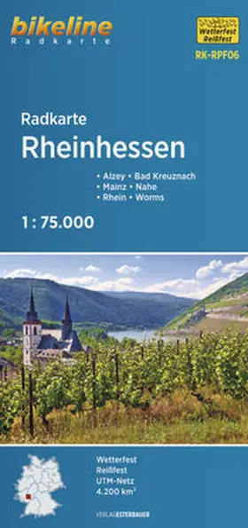  Radkarte Rheinhessen 1 : 75.000 (RK-RPF06) | Sonstiges |  Sack Fachmedien