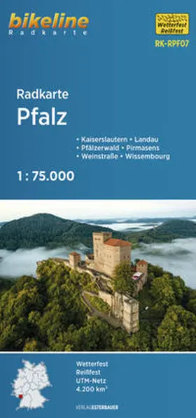  Radkarte Pfalz 1 : 75.000 (RK-RPF07) | Sonstiges |  Sack Fachmedien