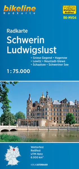  Radkarte Schwerin Ludwigslust (RK-MV04) | Sonstiges |  Sack Fachmedien