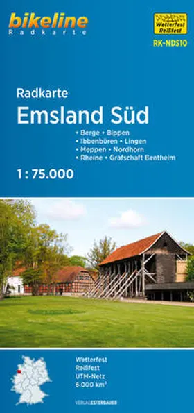 Radkarte Emsland Süd (RK-NDS10) | Sonstiges |  Sack Fachmedien
