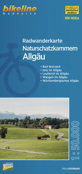 Esterbauer Verlag |  Radwanderkarte Naturschatzkammern Allgäu RW-NSKA | Sonstiges |  Sack Fachmedien