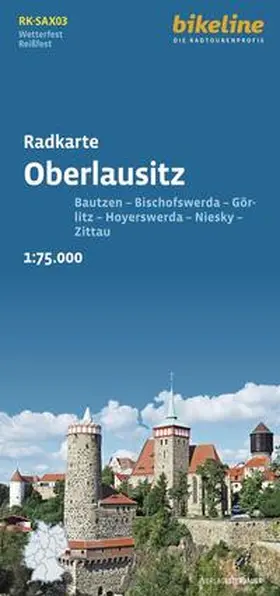 Verlag |  Radkarte Oberlausitz (RK-SAX03) | Sonstiges |  Sack Fachmedien