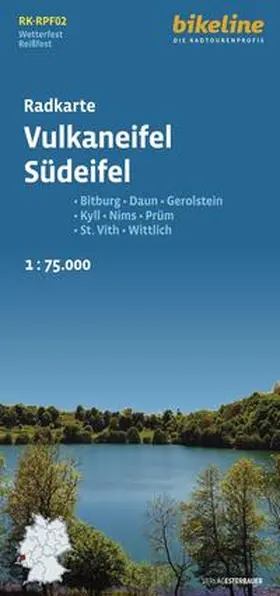  Radkarte Vulkaneifel Südeifel (RK-RPF02) | Sonstiges |  Sack Fachmedien