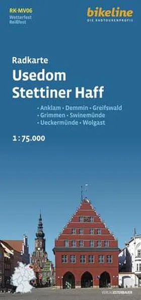  Radkarte Usedom, Stettiner Haff (RK-MV06) | Sonstiges |  Sack Fachmedien