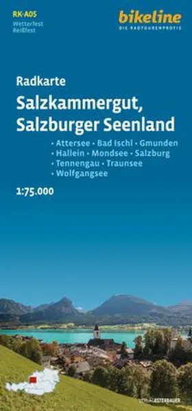  Radkarte Salzkammergut - Salzburger Seenland (RK-A05) | Sonstiges |  Sack Fachmedien