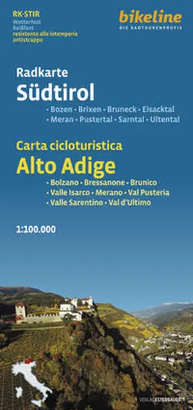 Esterbauer Verlag |  Radkarte Südtirol | Sonstiges |  Sack Fachmedien