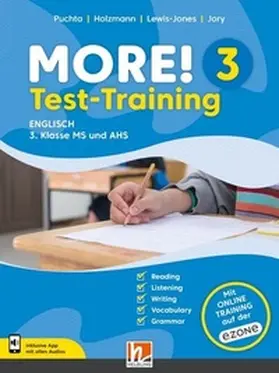 Puchta / Lewis-Jones / Holzmann |  MORE! 3 (Lehrplan 2023) | Test-Training | Buch |  Sack Fachmedien