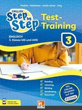 Puchta / Holzmann / Lewis-Jones |  ENGLISH Step by Step 3 (Lehrplan 2023) | Test-Training | Buch |  Sack Fachmedien