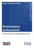 Schermann / Heger / Volcic |  Businessplan professionell | Buch |  Sack Fachmedien