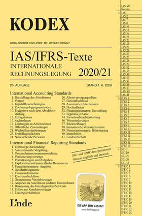 Wagenhofer / Doralt |  KODEX Internationale Rechnungslegung IAS/IFRS - Texte 2020/21 | Buch |  Sack Fachmedien