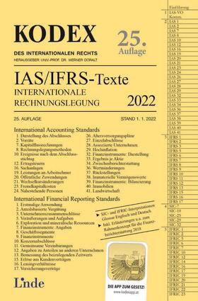 Wagenhofer / Doralt | KODEX Internationale Rechnungslegung IAS/IFRS | Buch | 978-3-7143-0374-2 | sack.de
