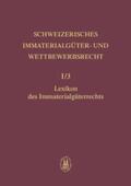 von Büren / David |  Lexikon des Immaterialgüterrechts | Buch |  Sack Fachmedien