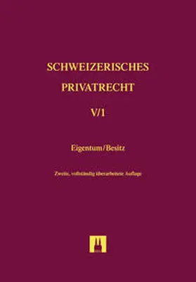 Sutter-Somm |  Bd. V/1: Eigentum und Besitz | Buch |  Sack Fachmedien