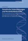Rieder |  Genetische Untersuchungen und Persönlichkeitsrecht | Buch |  Sack Fachmedien