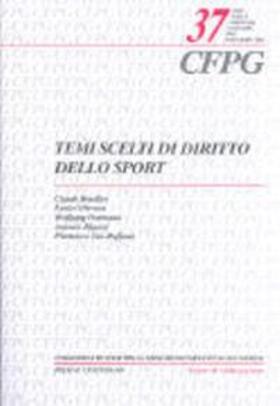 Guidicelli / Oberson / Verda |  Temi scelti di diritto dello sport | Buch |  Sack Fachmedien
