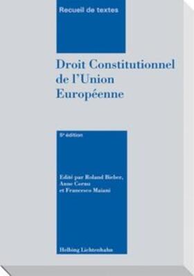 Bieber / Maiani | Droit constitutionnel de l'Union européenne | Buch | 978-3-7190-2771-1 | sack.de
