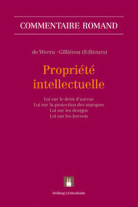 Werra / Alberini / Gilliéron | Propriété intellectuelle | Buch | 978-3-7190-2853-4 | sack.de
