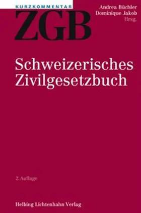 Büchler / Arnet / Jakob |  Kurzkommentar ZGB | Buch |  Sack Fachmedien