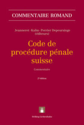 Kuhn / Poncet / Pfister-Liechti |  Code de procédure pénale suisse | Buch |  Sack Fachmedien