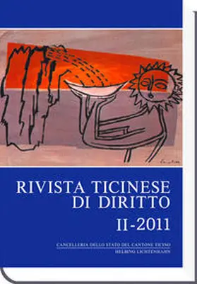 Cancelleria Cancelleria dello Stato del Cantone Ticino / Borghi |  Rivista ticinese di diritto | Buch |  Sack Fachmedien