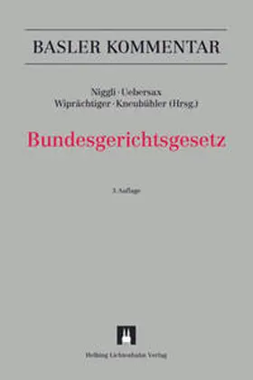 Aemisegger / Niggli / Amstutz |  Bundesgerichtsgesetz | Buch |  Sack Fachmedien