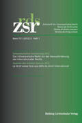 Michel / Nobel / Schweizerischer Juristenverein |  ZSR Band 131 (2012) II Heft 1 - Schweizerischer Juristentag 2012 / Journée des Juristes Suisses 2012 | Buch |  Sack Fachmedien
