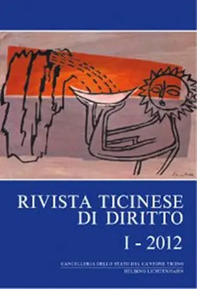 Borghi |  Rivista ticinese di diritto | Buch |  Sack Fachmedien