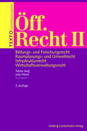 Jaag / Hänni |  TEXTO Öff. Recht II | Buch |  Sack Fachmedien