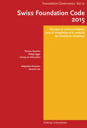 Egger / Sprecher / von Schnurbein |  Swiss Foundation Code 2015 F | Buch |  Sack Fachmedien