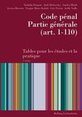 Dongois / Bichovsky / Blank |  Code pénal, Partie générale (art. 1-110) | Buch |  Sack Fachmedien