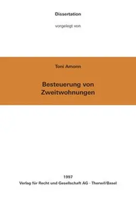 Amonn |  Besteuerung von Zweitwohnungen | Buch |  Sack Fachmedien