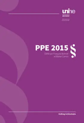 Bohnet / Carron |  PPE 2015 | Buch |  Sack Fachmedien