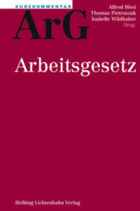 Blesi / Pietruszak / Wildhaber |  Kurzkommentar ArG | Buch |  Sack Fachmedien