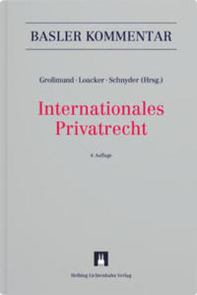 Bürgi / Grolimund / Berger | Internationales Privatrecht | Buch | 978-3-7190-3904-2 | sack.de