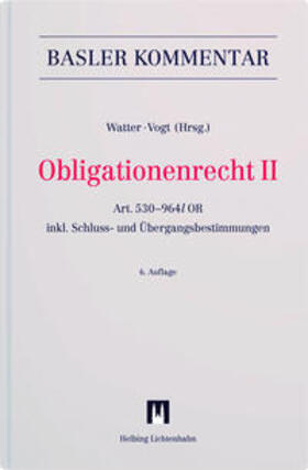Watter / Vogt / Aebischer | Obligationenrecht II | Buch | 978-3-7190-3908-0 | sack.de