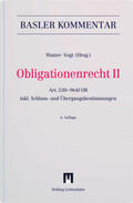 Watter / Vogt / Aebischer |  Obligationenrecht II | Buch |  Sack Fachmedien