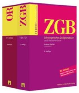 Texto Kombipaket ZGB, OR | Buch | 978-3-7190-3951-6 | sack.de
